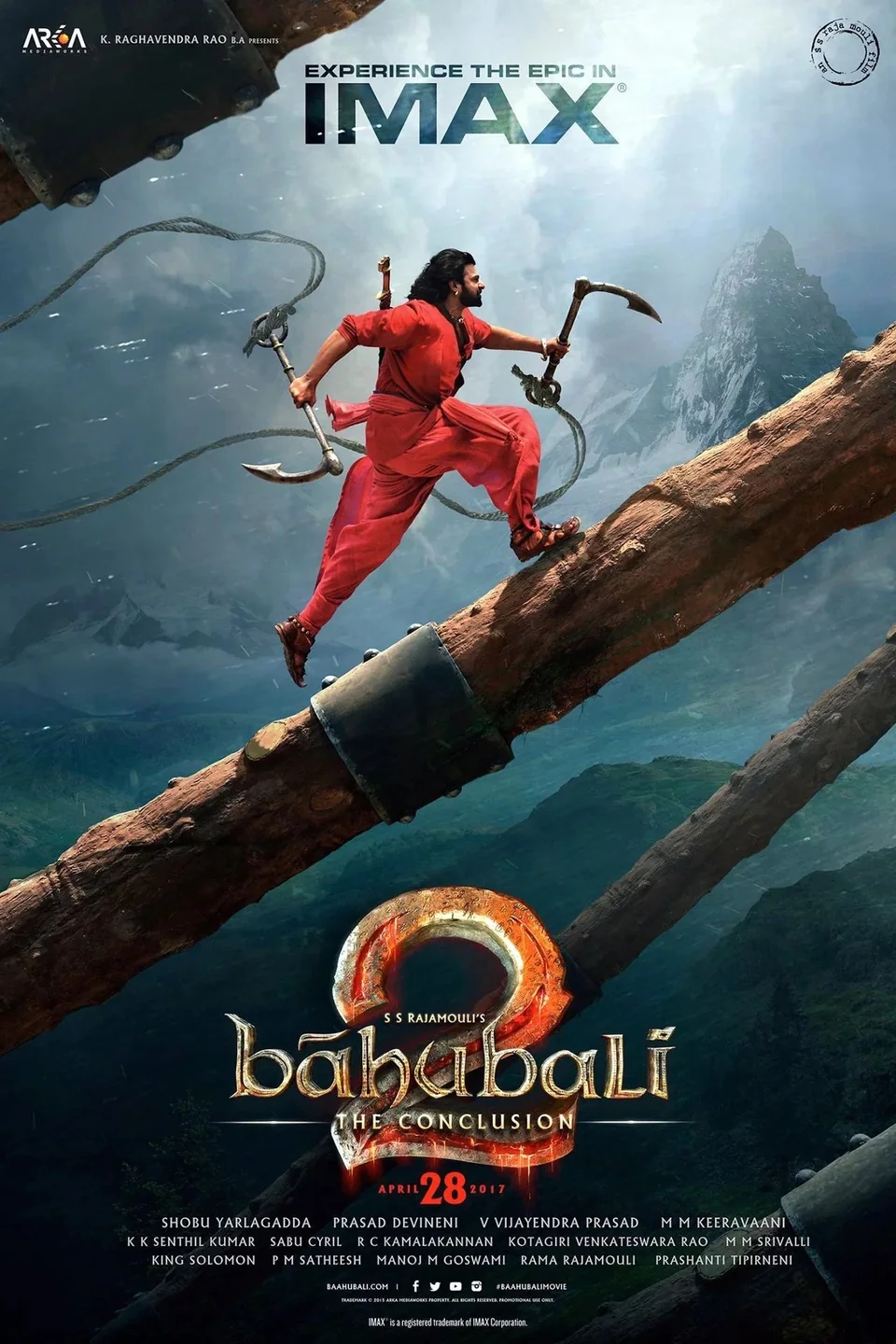 Baahubali 2: The Conclusion 2017 movie poster