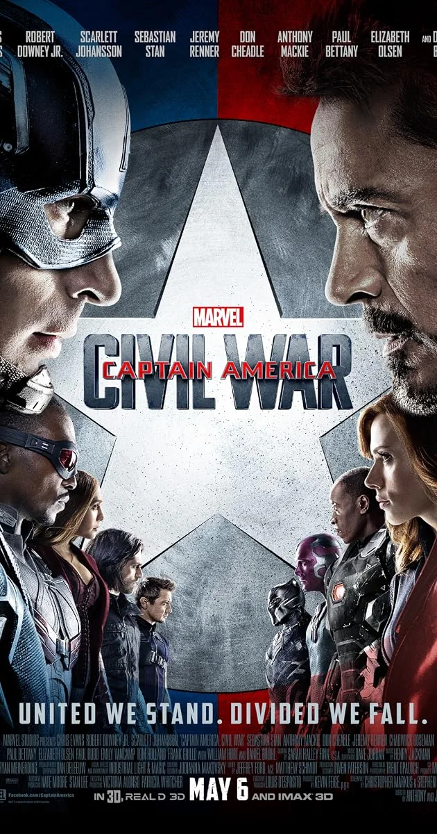 Captain America: Civil War 2016 movie poster