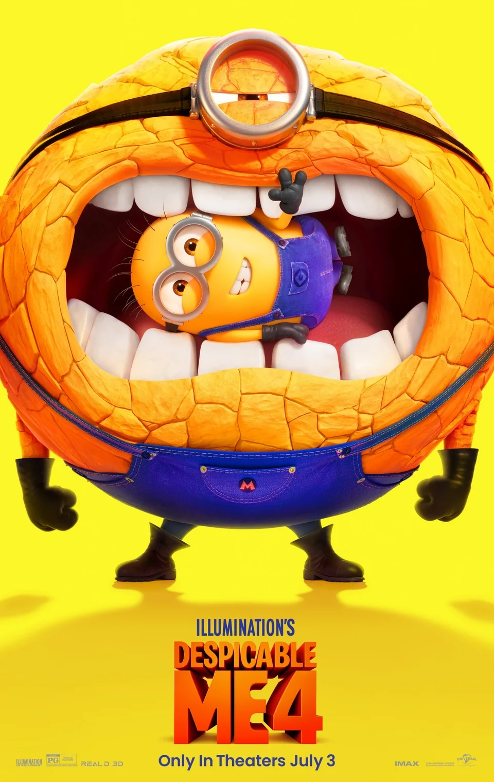 Despicable Me 4 2024 movie poster