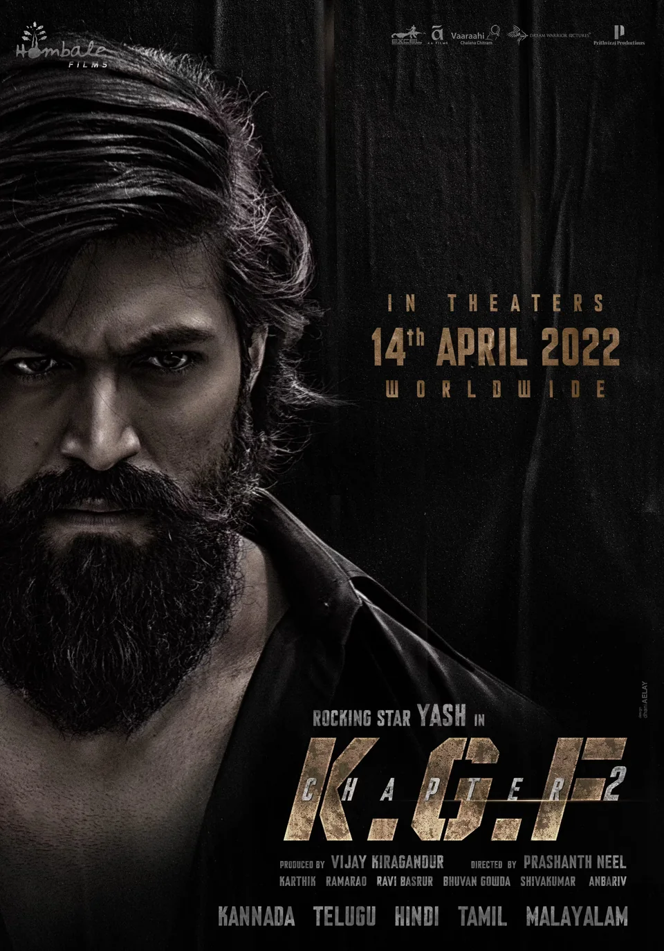 KGF: Chapter 2 2022 movie poster