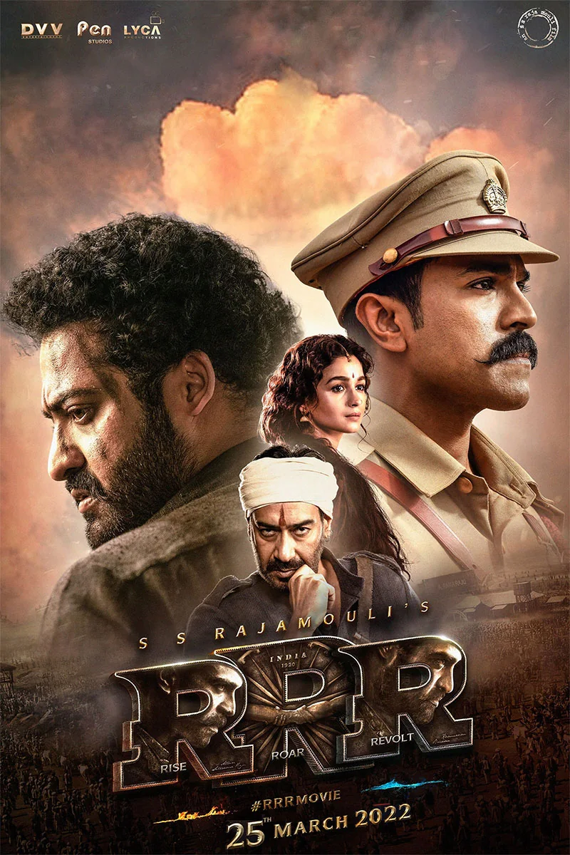 RRR 2022 movie poster