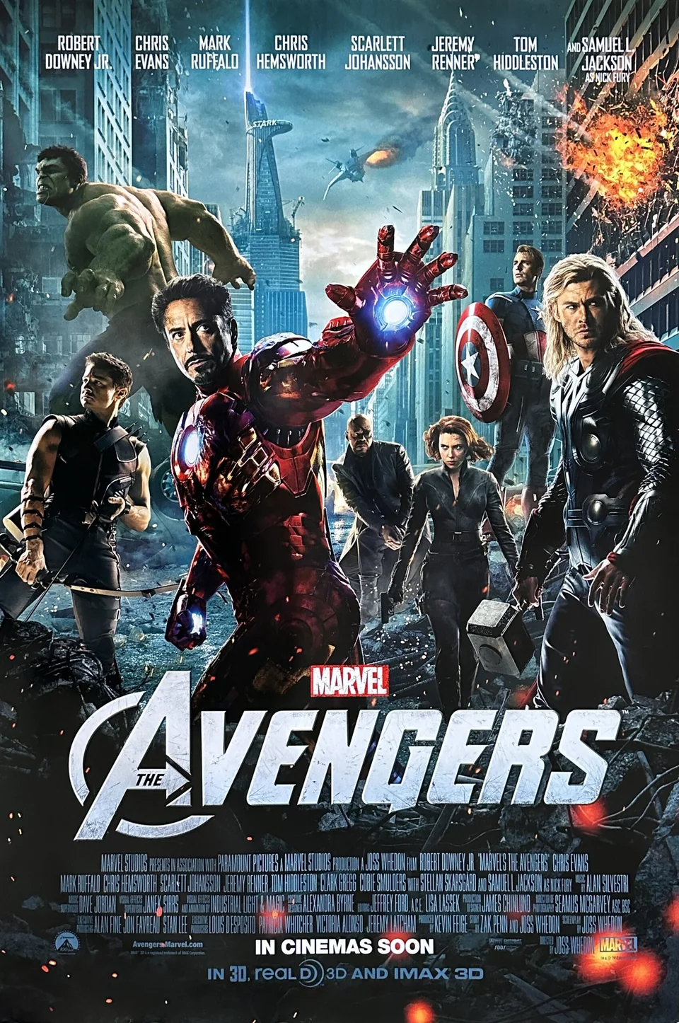 The Avengers 2012 movie poster